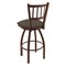 Holland Bar Stool Co 30" Swivel Bar Stool, Bronze Finish, Canter Earth Seat 81030BZ006 - alternate 3